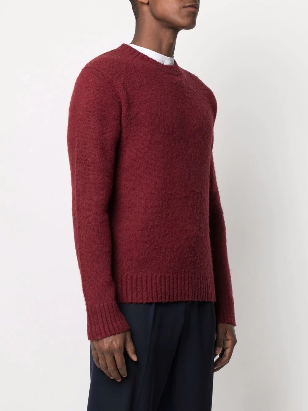 crewneck wool sweater - 3