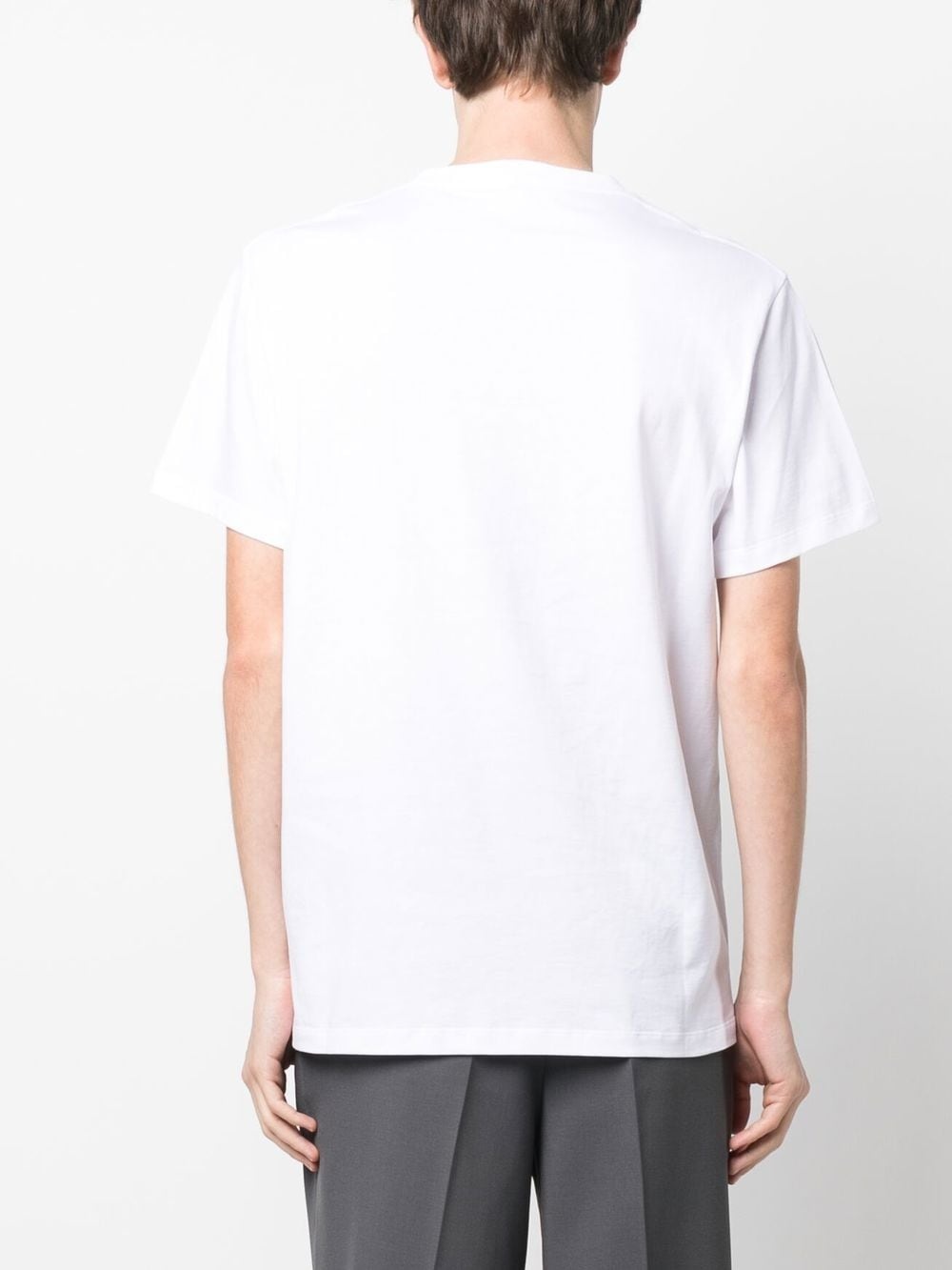 cotton embroidered-logo T-shirt - 4