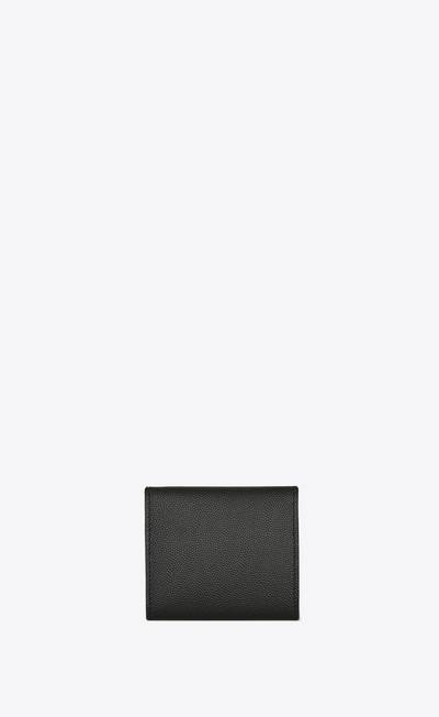 SAINT LAURENT saint laurent paris foldable coin pouch outlook