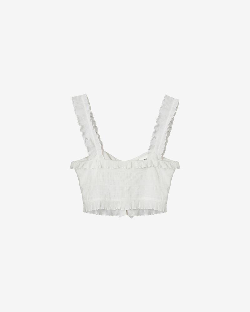 Mecelia broderie anglais cropped top - 1