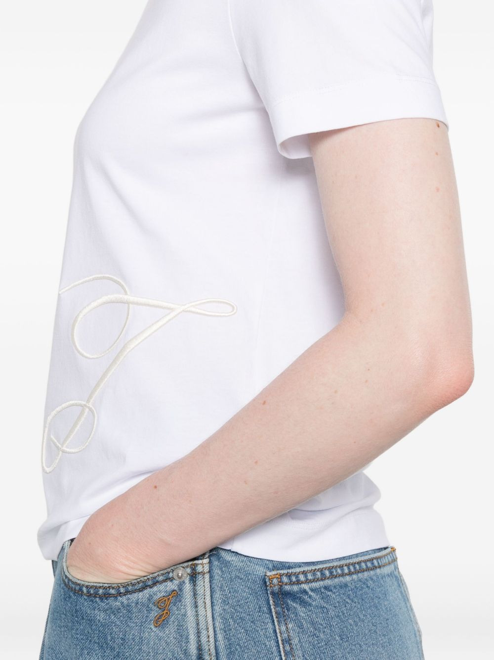 embroidered-logo short-sleeved T-shirt - 5