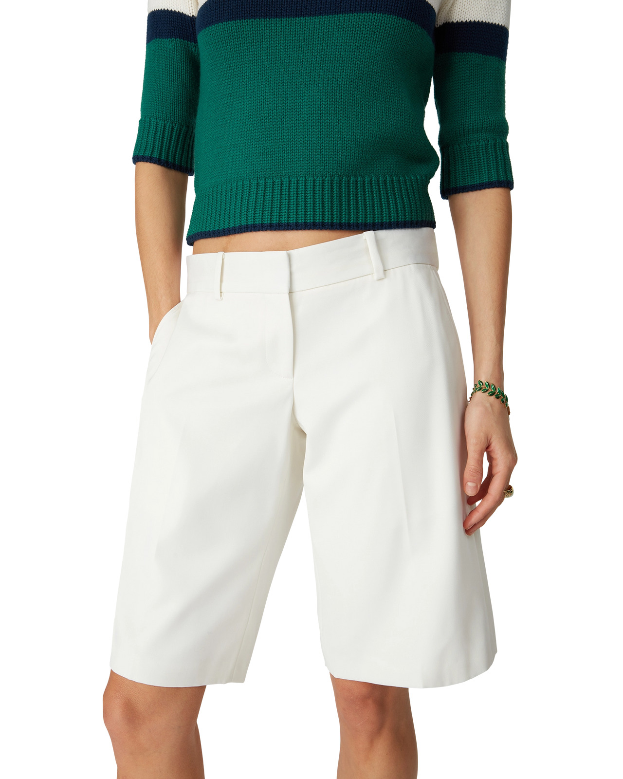Wool Relaxed Tailored Shorts | Casablanca Paris - 5