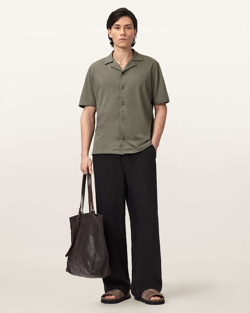 ALLSAINTS HUDSON RELAXED FIT RAMSKULL SHIRT outlook
