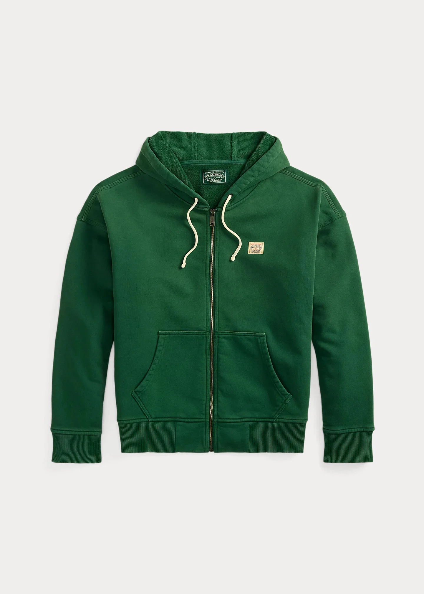 Relaxed Fit Loopback Fleece Hoodie - 1