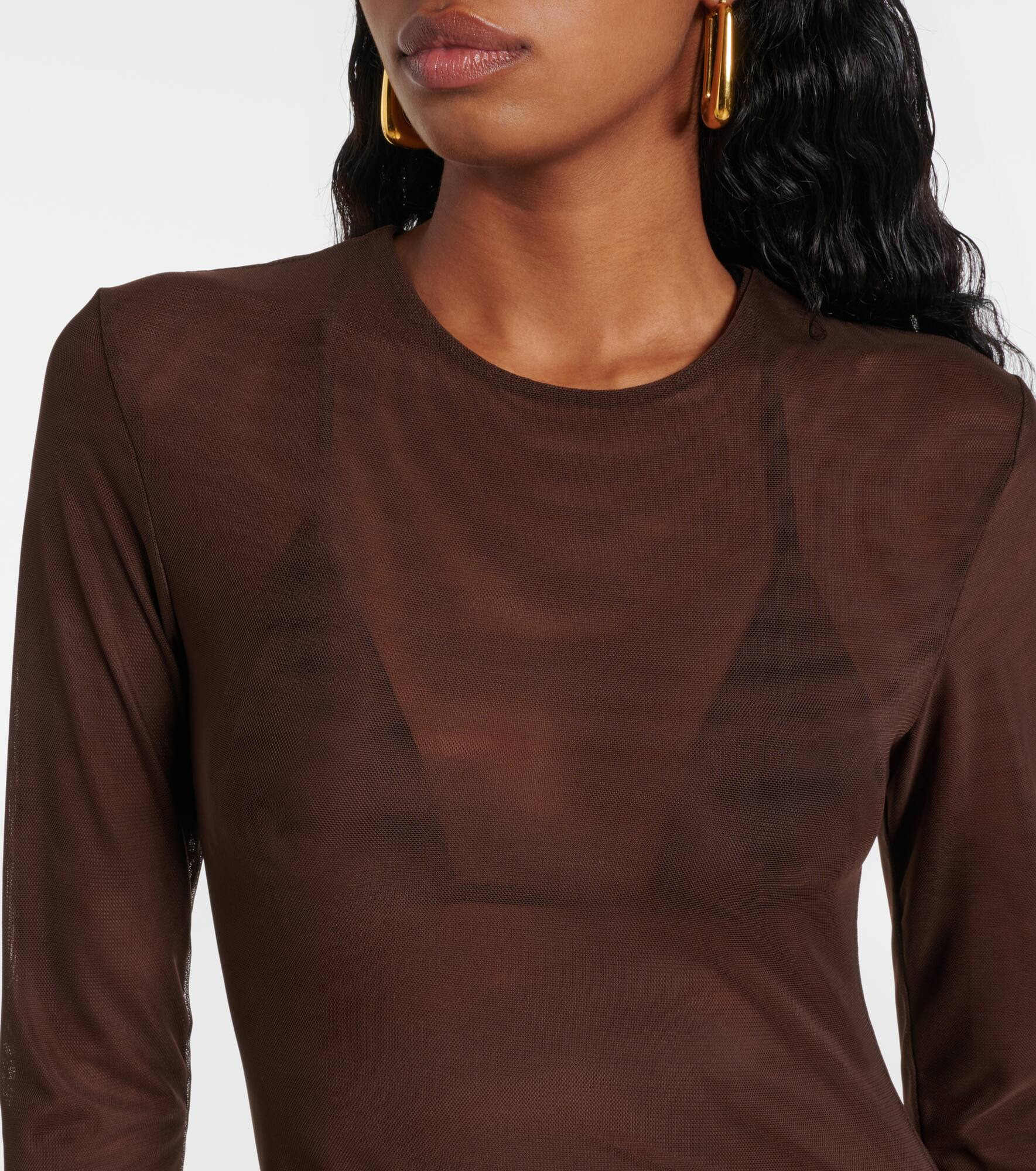 Aiden ruched minidress - 4