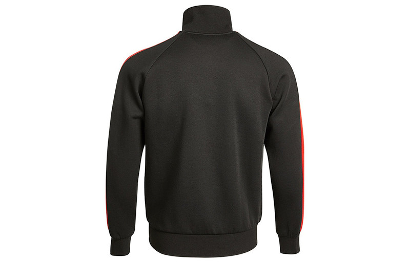 PUMA PUMA Sports Stitching Printed Logo Kintted Stand-up Collar Jacket Men's Black 531377-51 outlook