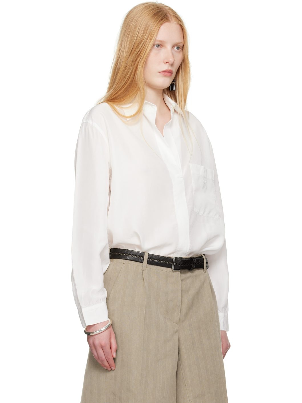 WORK SHOP Emporio Armani White Grazia Shirt - 2