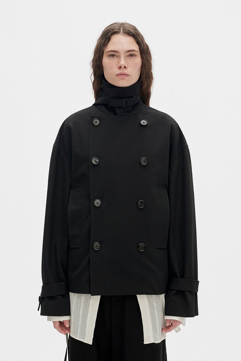 leni Cropped Trench Coat 1