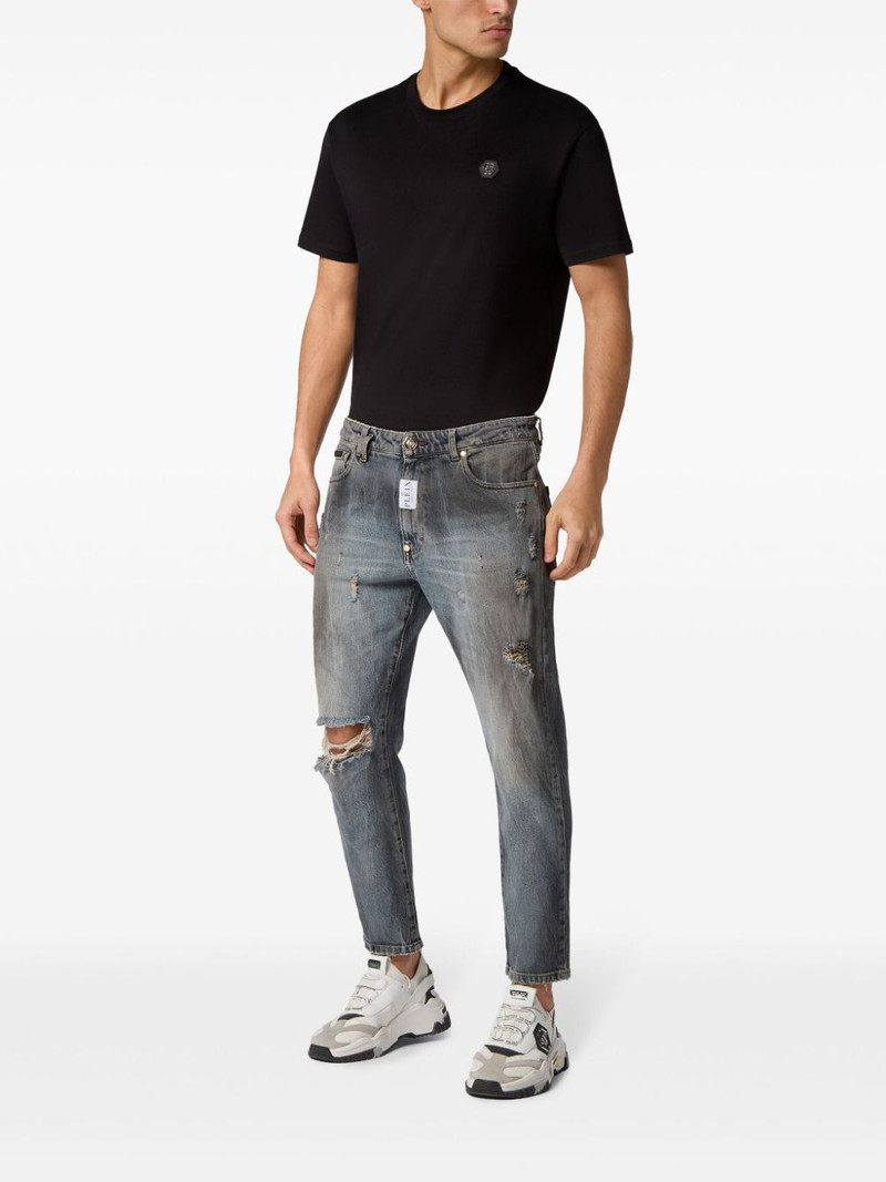 PHILIPP PLEIN Detroit mid-rise straight-leg jeans outlook