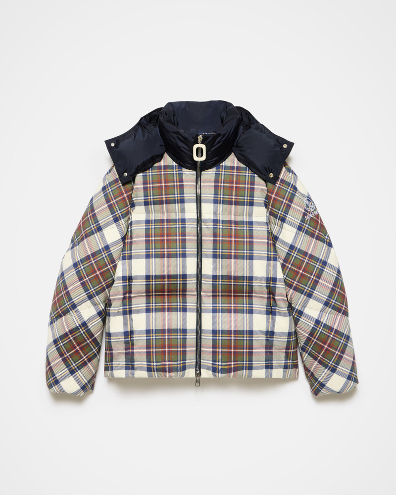 MENS JW ANDERSON X MONCLER PLAID PUFFER JACKET IN MULTI - 1