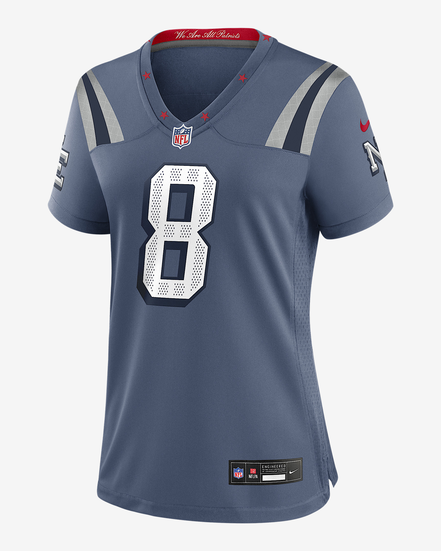 Stefon Diggs New England Patriots Rivalries Collection Women’s Nike NFL Game Jersey - 1