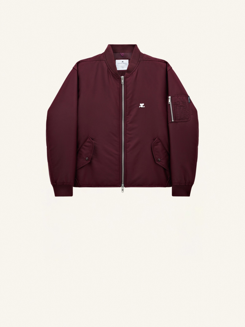 EMBROIDERED NYLON BOMBER JACKET 1