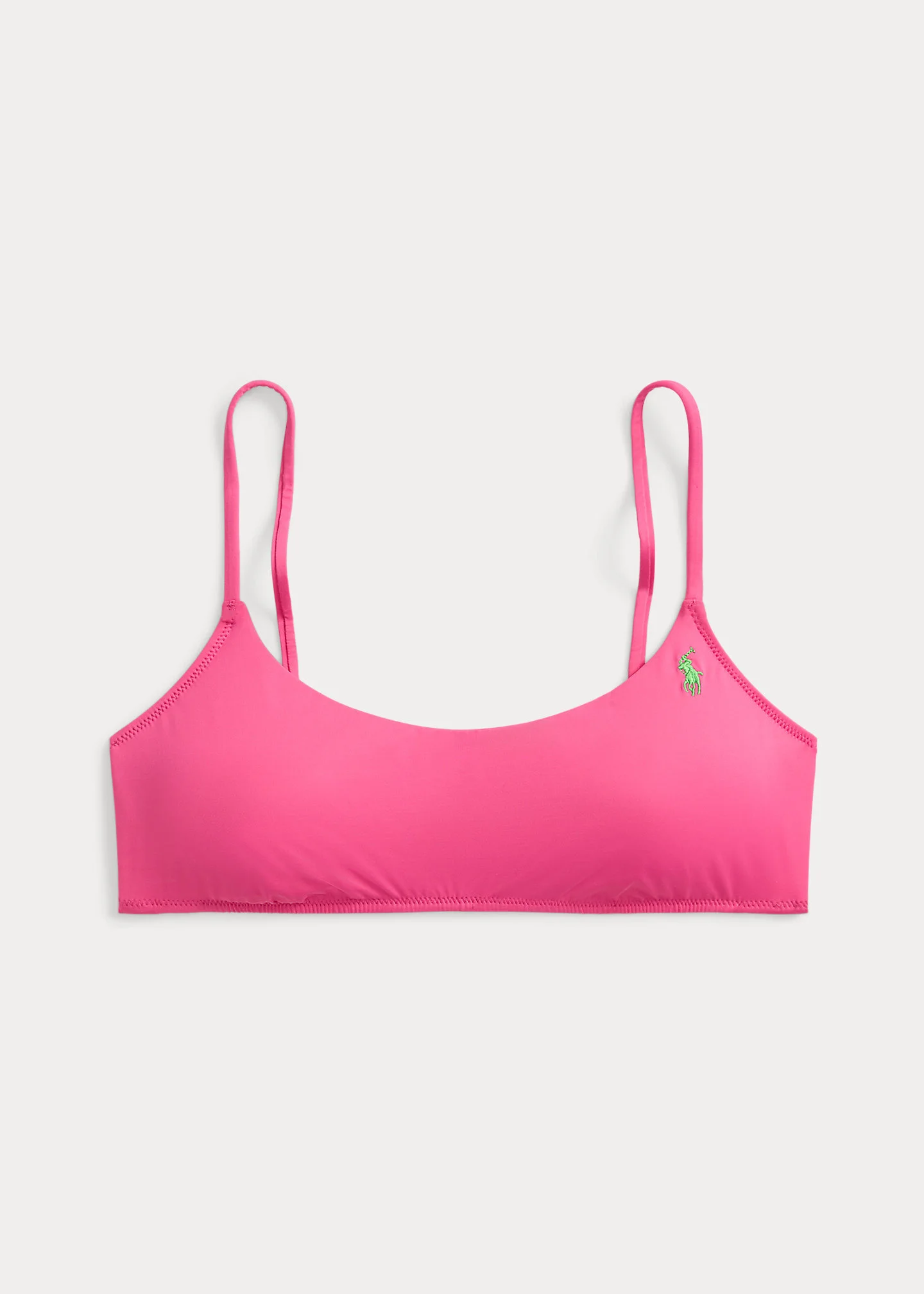 Embroidered Pony Bikini Top - 1