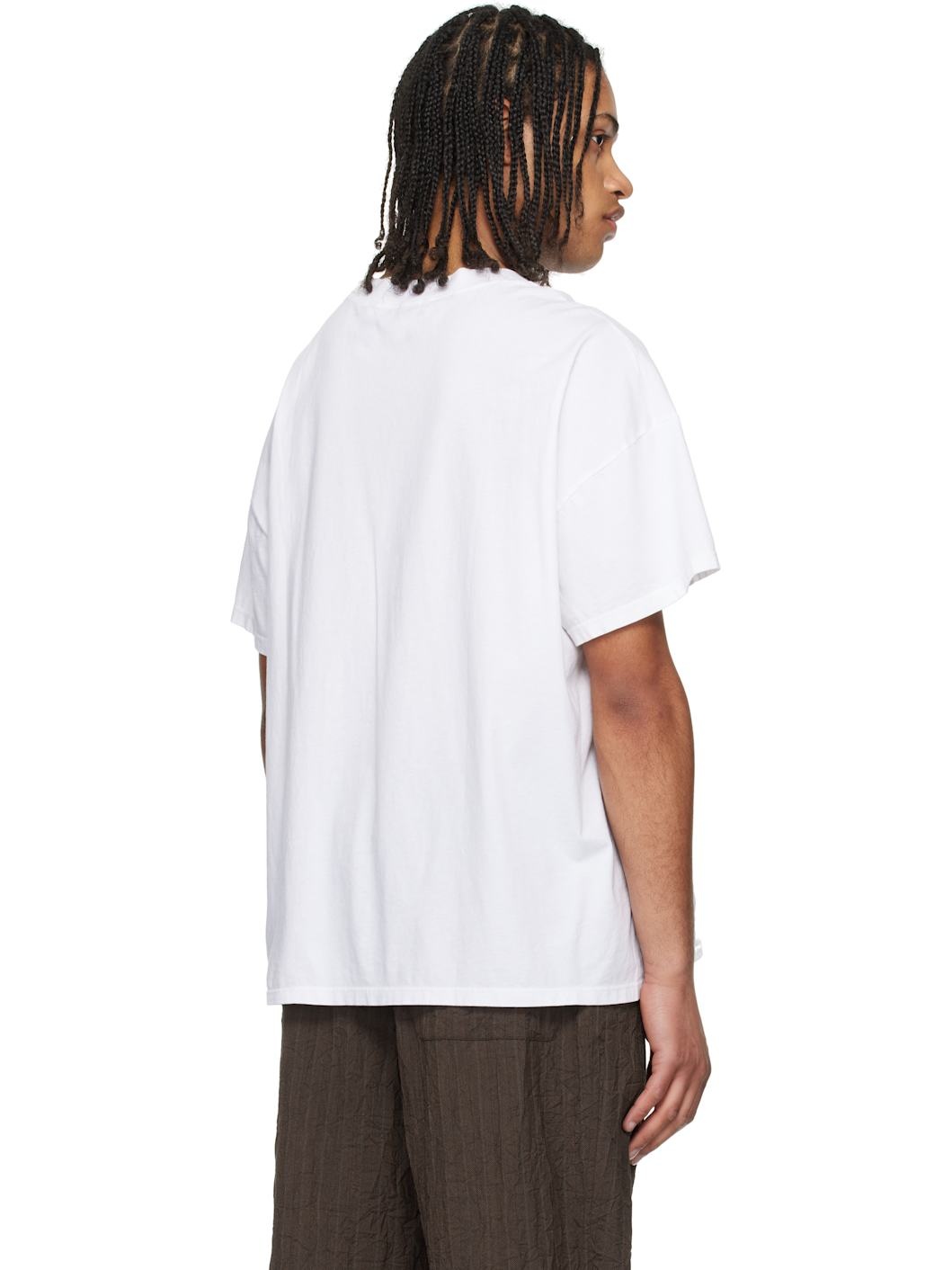 Three-Pack White Oversized T-shirts - 3