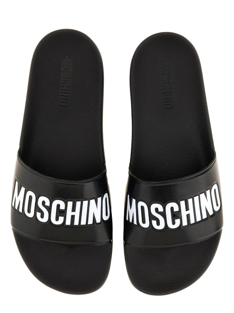 Moschino Men Slip-On Slipper With Logo - 6