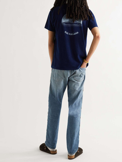 Blue Blue Japan Logo-Print Cotton-Jersey T-Shirt outlook