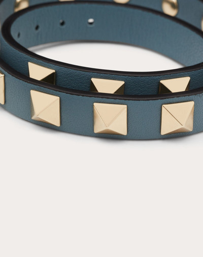 Valentino ROCKSTUD CALFSKIN DOUBLE-STRAP BRACELET outlook