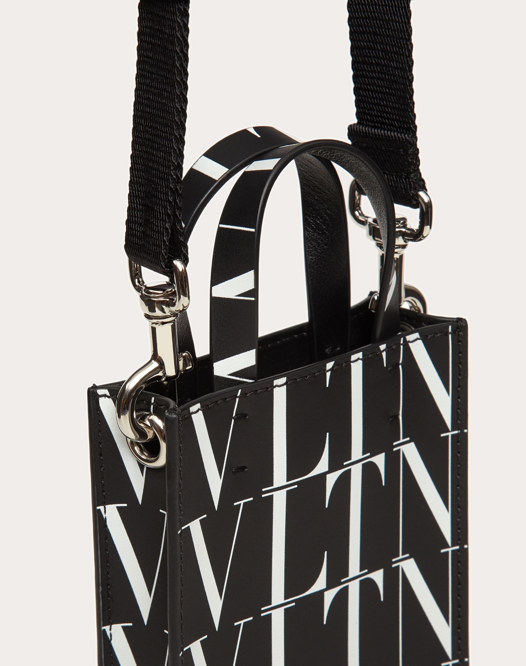 VLTN TIMES Mini Leather Tote Bag - 5