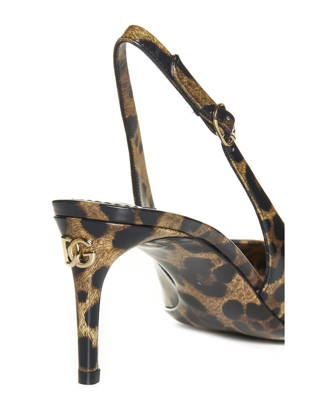 Animalier Slingback Pumps - 4