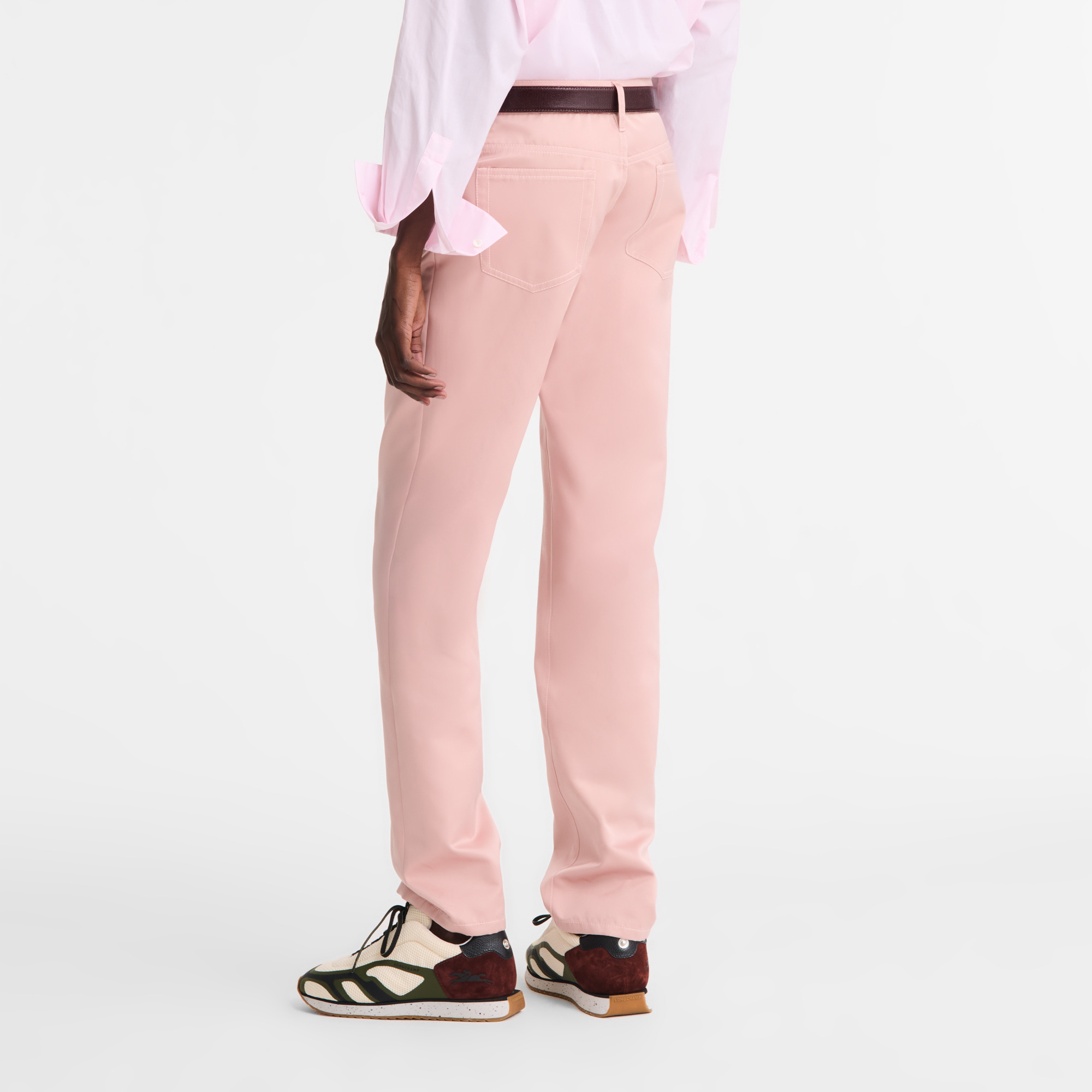 Trousers Pink Tea - Techno satin - 3