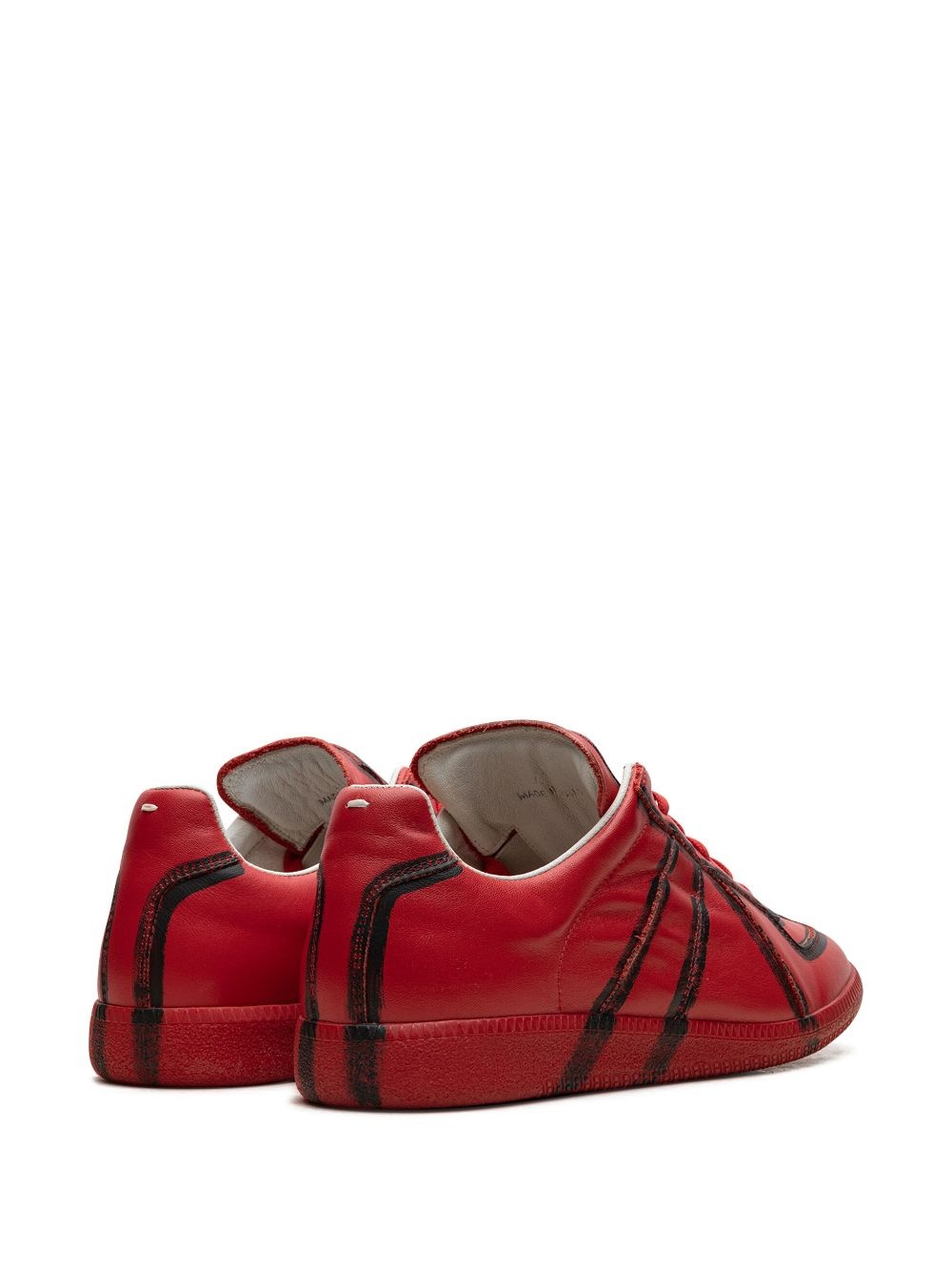 Replica "Red/Black" low-top sneakers - 3