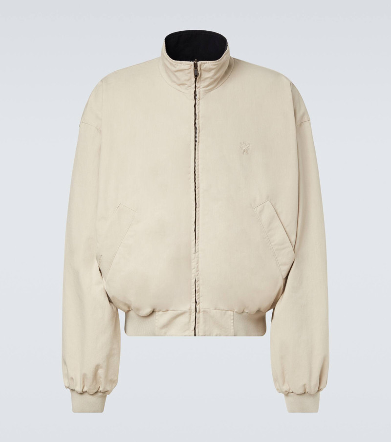 Reversible cotton-blend blouson jacket 1