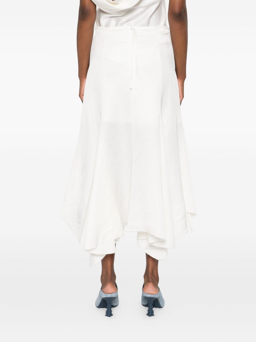 handkerchief-hem skirt - 4