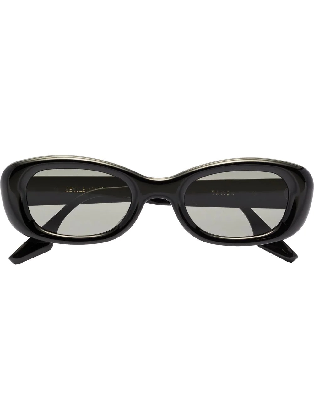 oval-frame sunglasses - 1