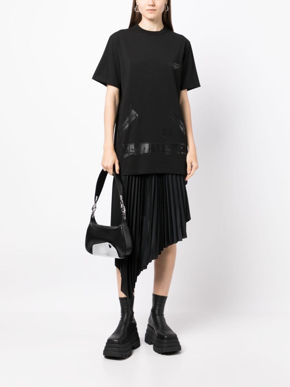 graphic-print round-neck T-shirt - 2