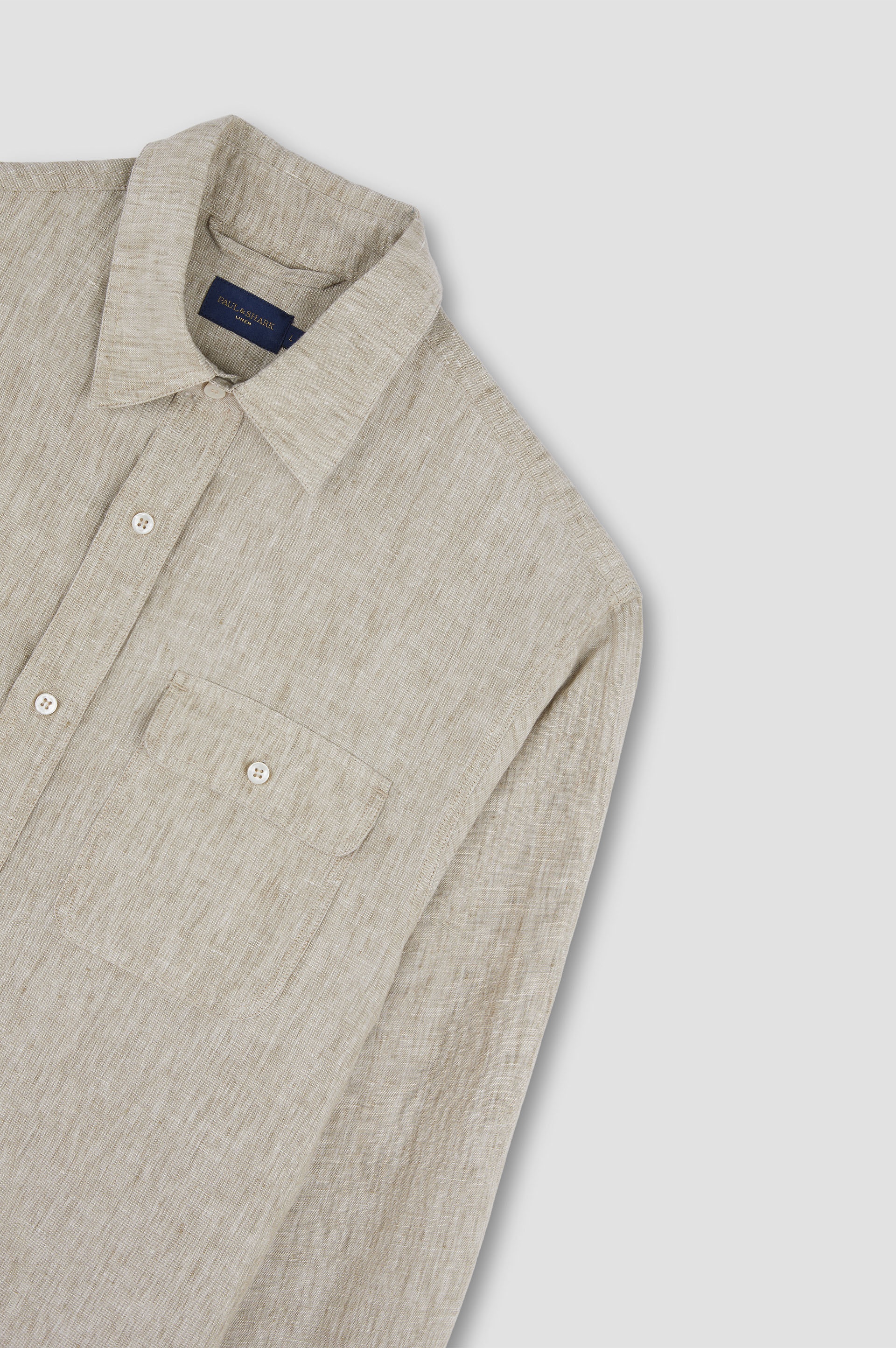 LINEN OVERSHIRT - 5