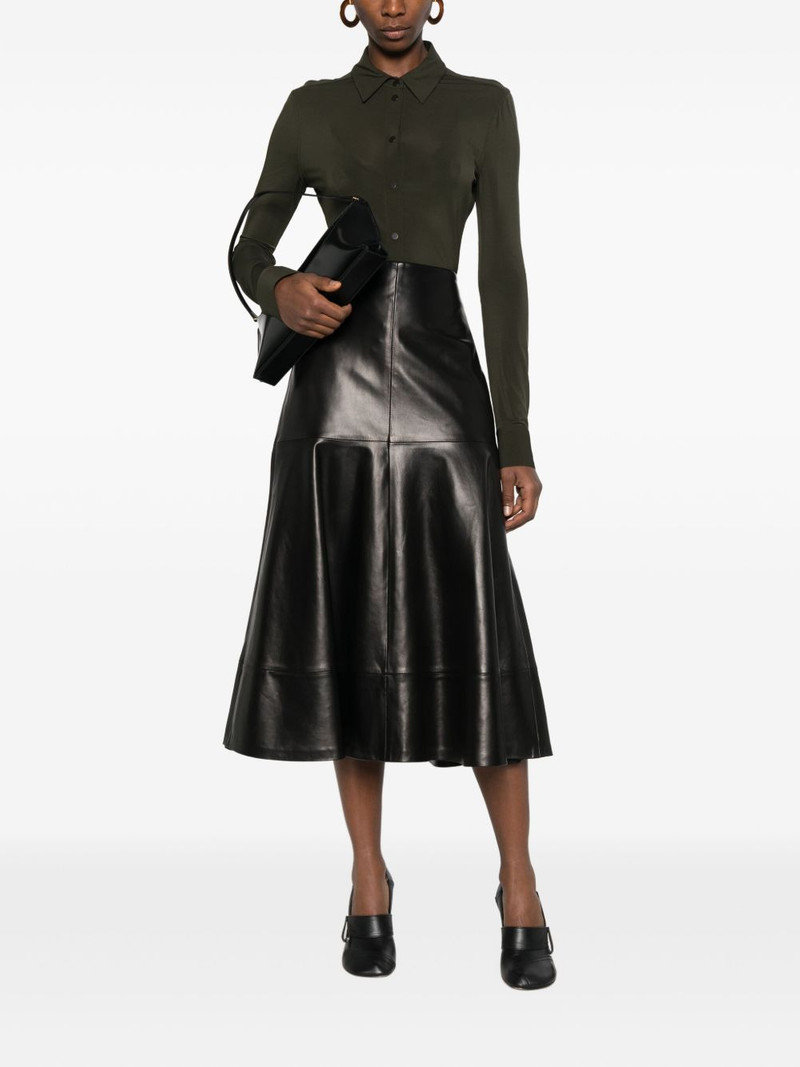 Alaïa button-up long-sleeve shirt outlook