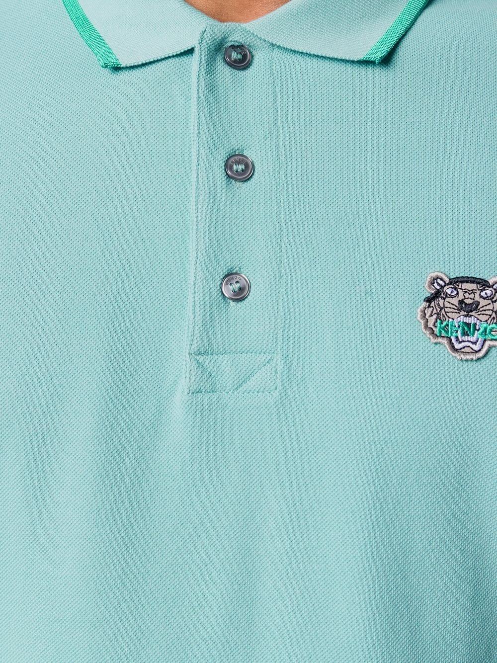 Tiger embroidered polo shirt - 5