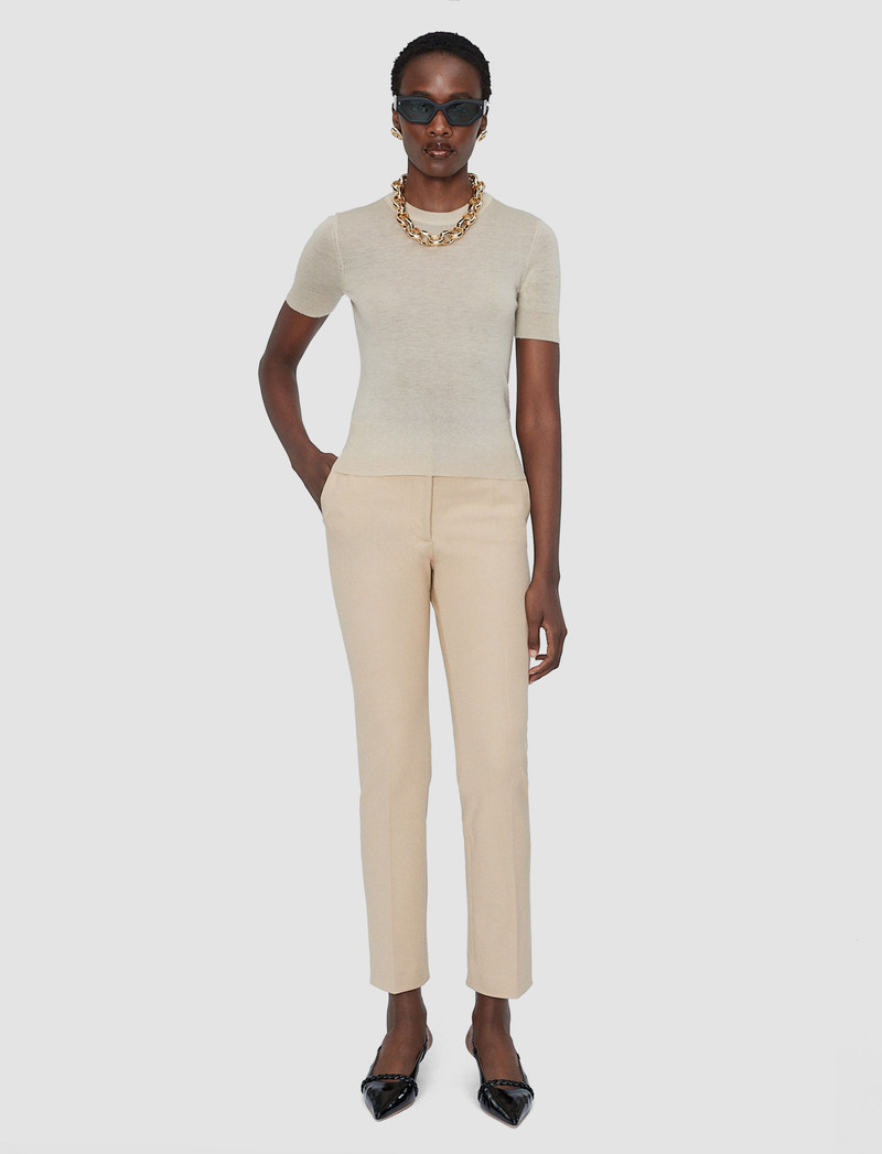 JOSEPH Coleman Long Gabardine Stretch Trousers outlook