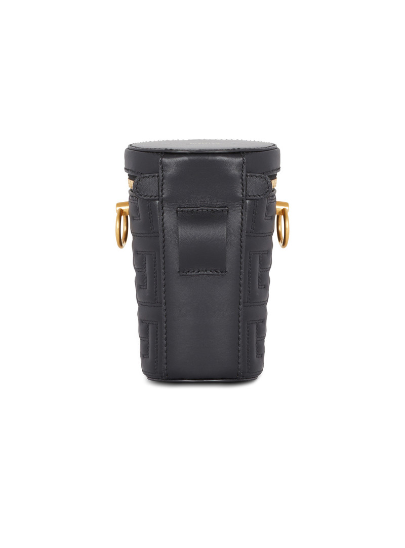 1945 quilted leather minaudière bag 4