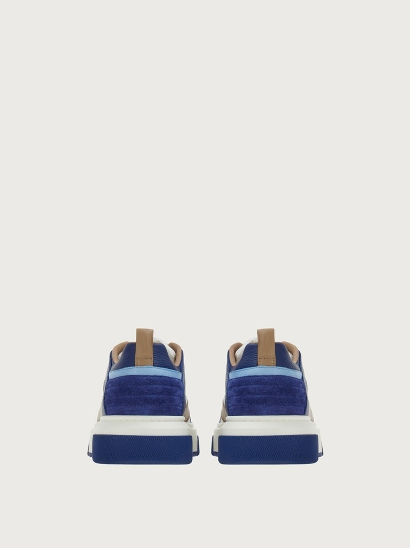 FERRAGAMO SNEAKERS WITH SHAPED INSERTS outlook