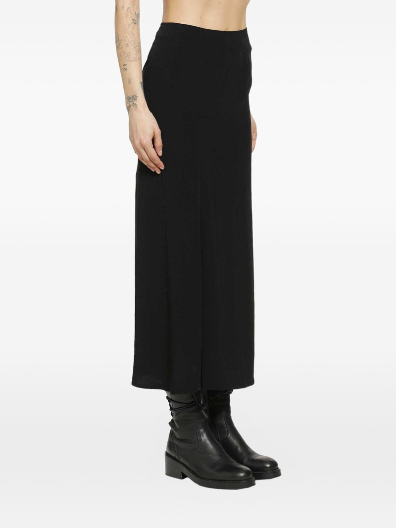 Yohji Yamamoto black midi skirt outlook