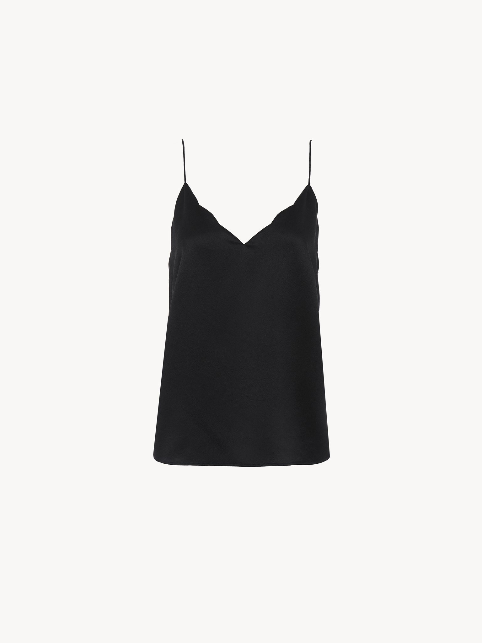 SCALLOP-EDGED SLEEVELESS TOP - 2