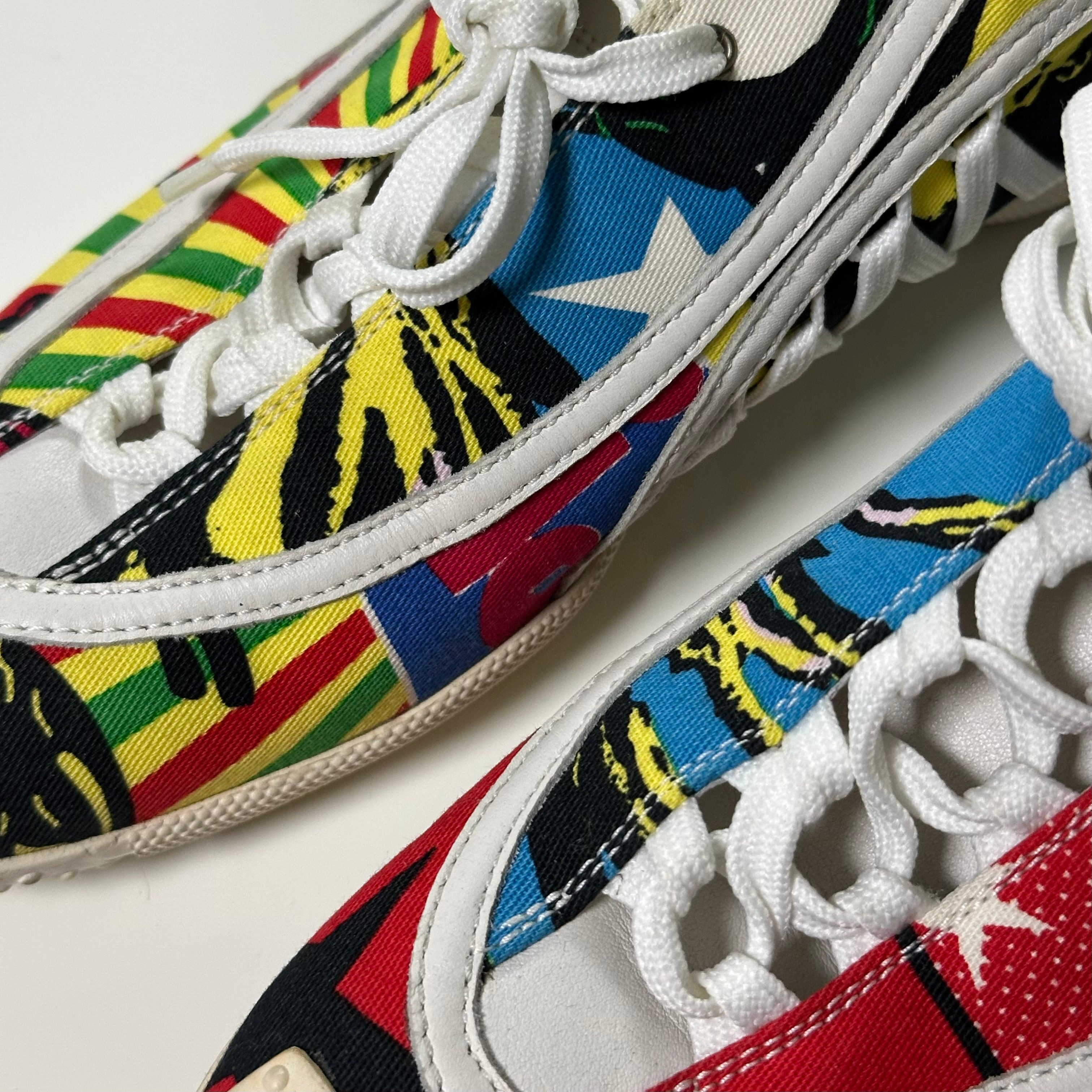CHRISTIAN DIOR Fall Winter 2003 Rasta Mania Laced Up Sneakers - 5