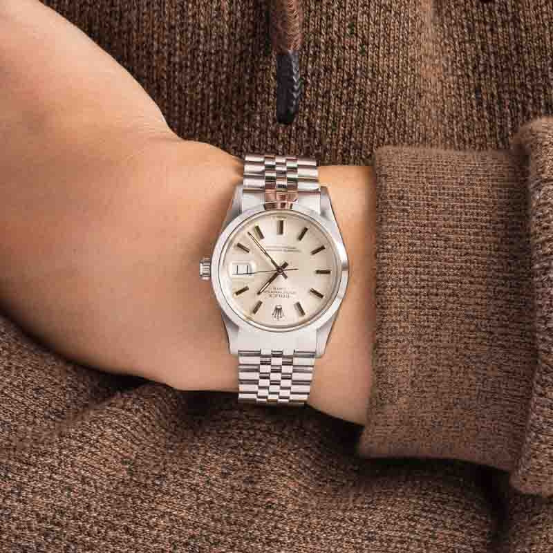 Rolex Date 15000 Silver Index Dial - 5