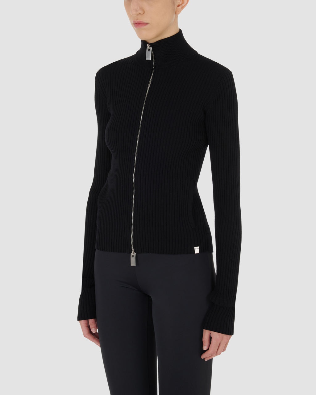 KNIT ZIP CARDIGAN - 3