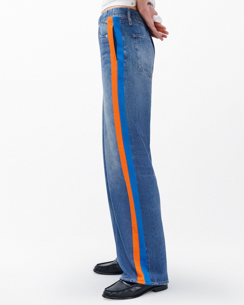 Miramar Sport Stripe Track Pants Cotton Terry 5