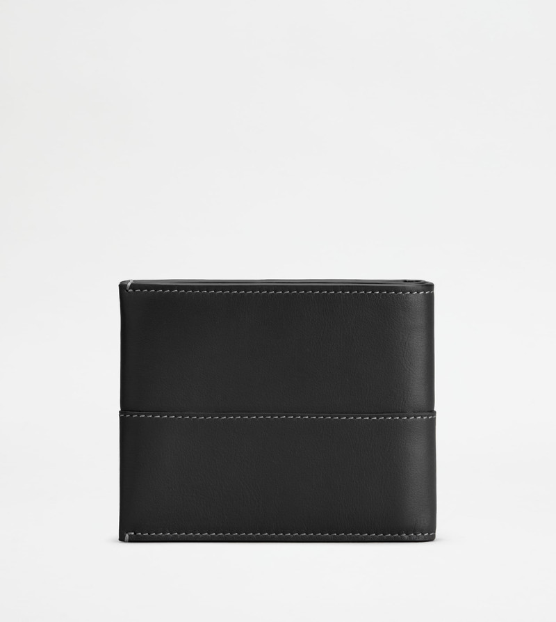 CARD HOLDER IN LEATHER - BLACK 2