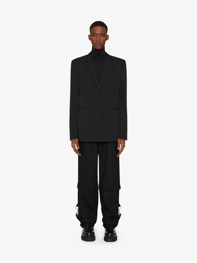 Givenchy TWO IN ONE DETACHABLE PANTS IN WOOL WITH SUSPENDERS outlook
