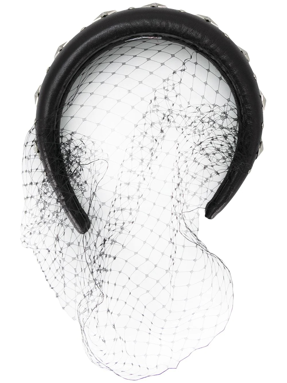 mesh veil headband - 1