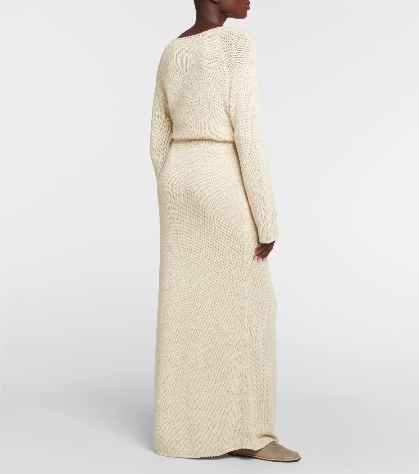 Fumaia knitted silk maxi skirt - 3