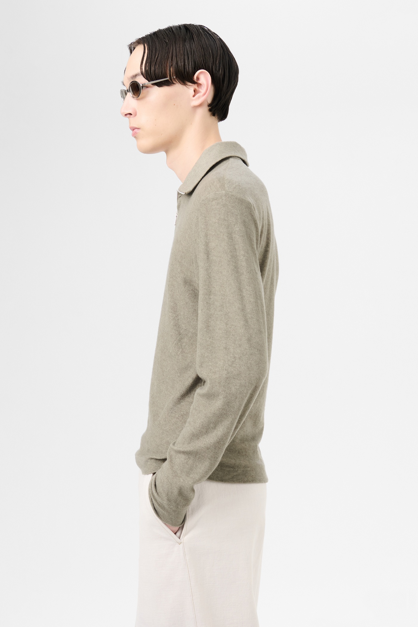 トップス OUR LEGACY DELICATE FUNNEL 44 Our Legacy Delicate Funnel Corroded Olive Everyday Frotte