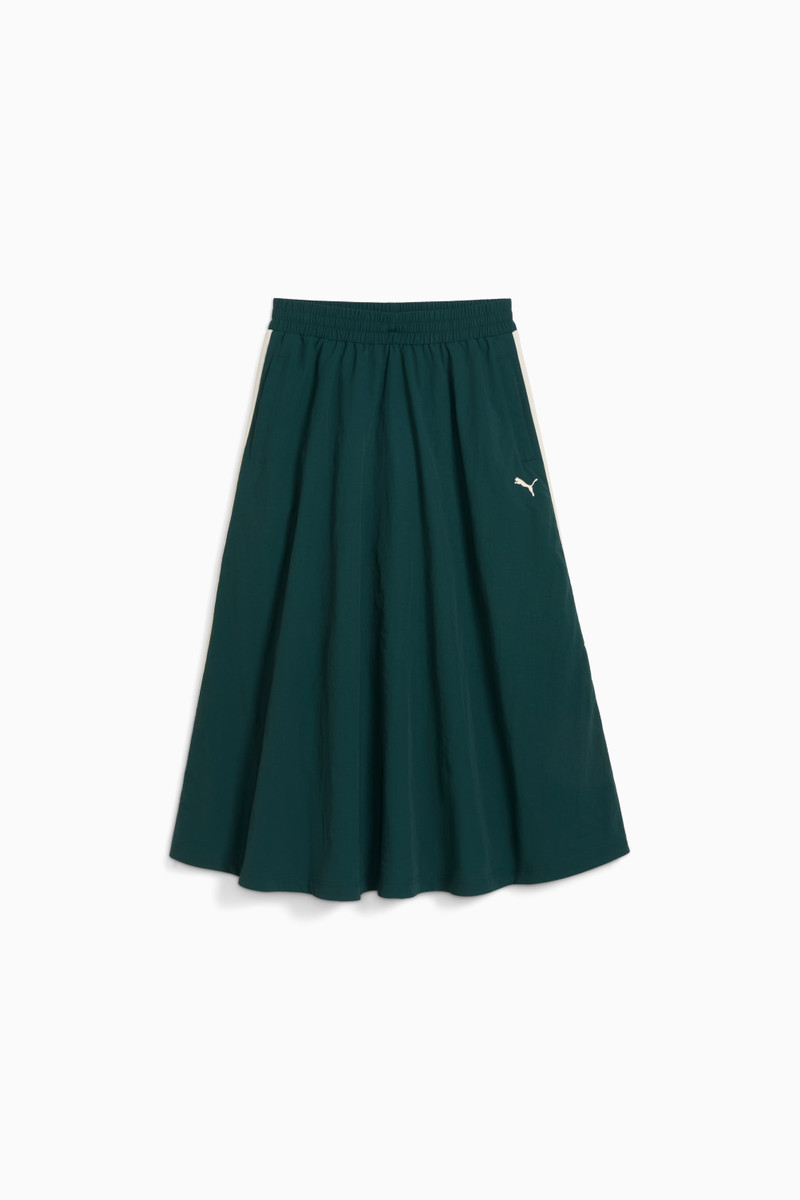 T7 Woven Midi Skirt Women 1