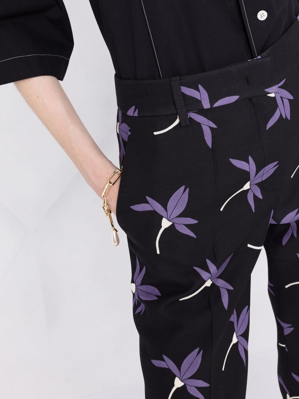 Fairy Flowers print trousers - 3