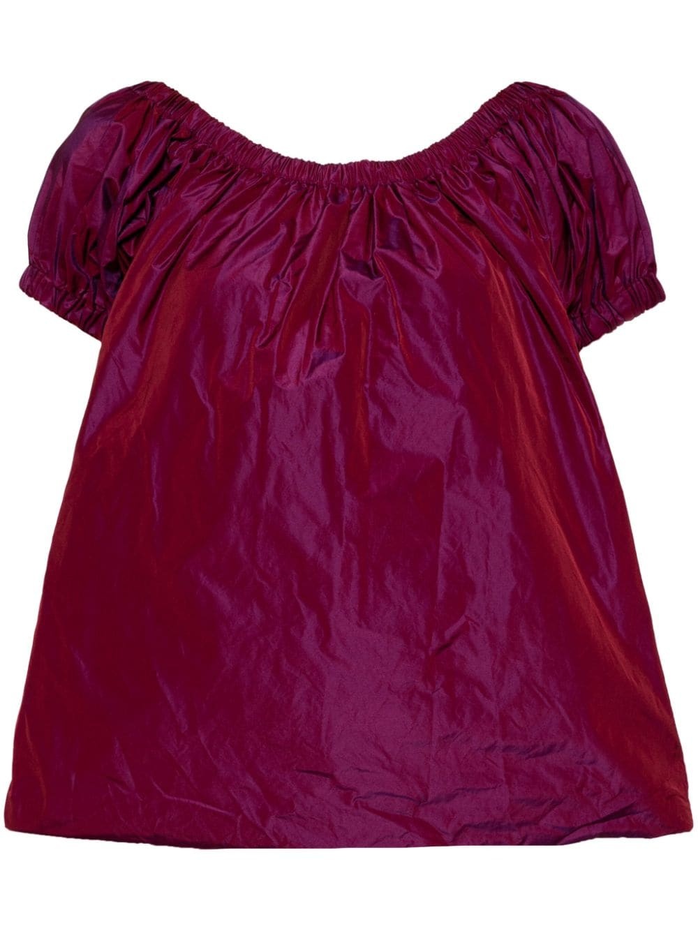 babydoll taffeta blouse - 1