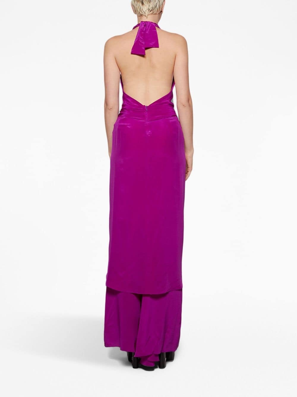 Adinkra halterneck maxi dress - 5